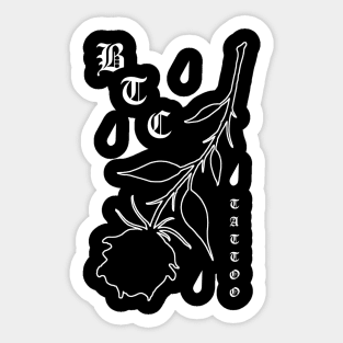 Black Rose Sticker